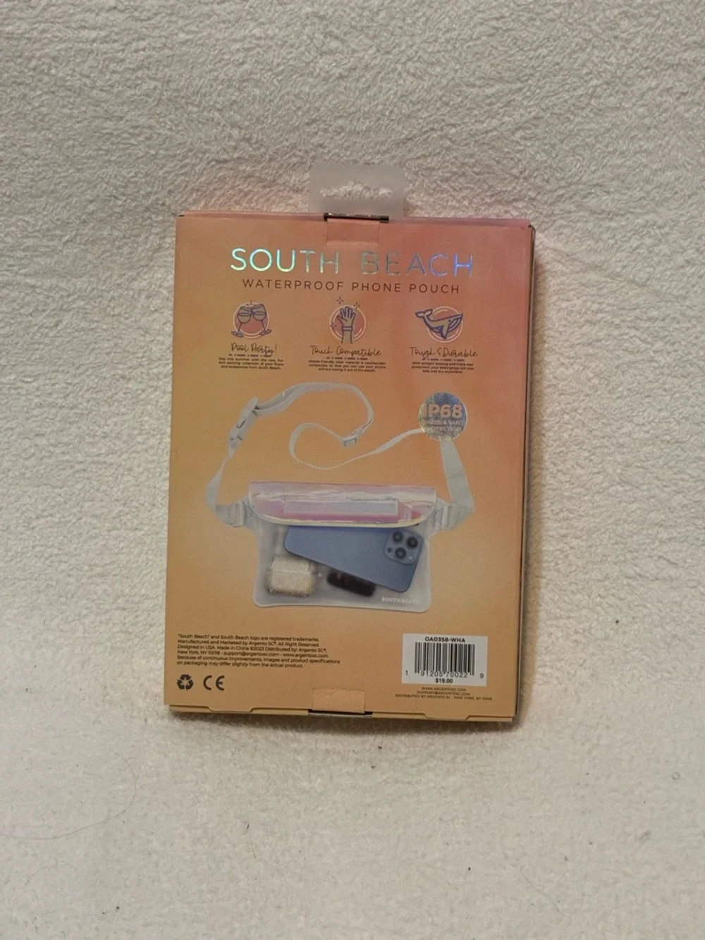 South Beach Waterproof Phone Pouch - Clear